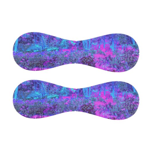 Balle De Baseball Paysage impressioniste rose chaud et bleu (Panneaux)