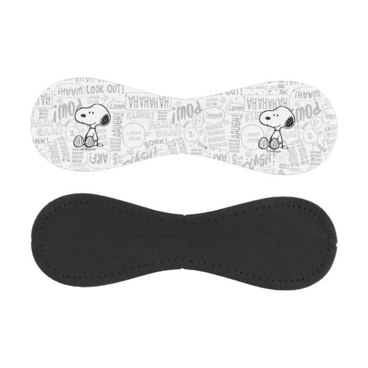 Balle De Baseball PEANUTS | Snoopy on Black White Comics (Panneaux)