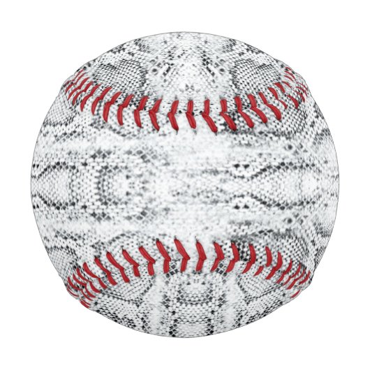 Balle De Baseball Peau blanche Python Snake Print (Dos)