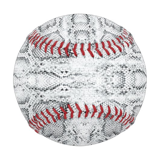 Balle De Baseball Peau blanche Python Snake Print (Devant)