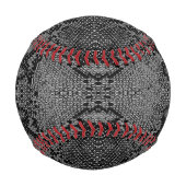 Balle De Baseball Peau de serpent gris (Dos)