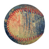Balle De Baseball peinture 3 couleurs (Devant Gauche)