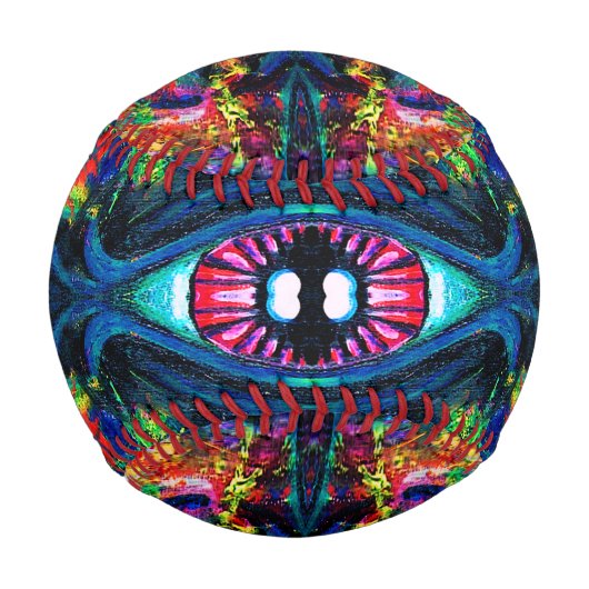 Balle De Baseball Peinture tordue et trompeuse (Devant)