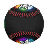 Balle De Baseball pentagramme du Wiccan (Dos)