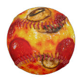 Balle De Baseball Pepperoni et Pizza aux champignons (Dos)