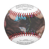 Balle De Baseball Père Anniversaire - Photo Fête des pères (Devant)