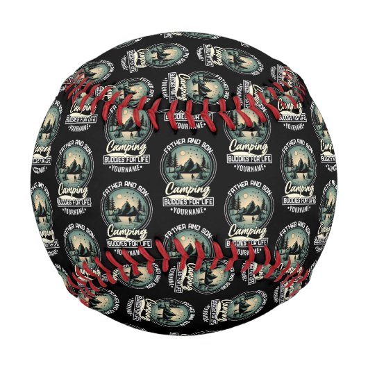 Balle De Baseball Père Et Fils Camping Éminents À Vie (Devant)