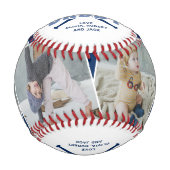 Balle De Baseball Personalized “All Star Daddy” Blue (Devant)