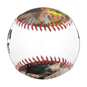 Balle De Baseball Personalized name &2 photo Grandpa Baseball (Dos)