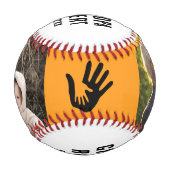 Balle De Baseball Personalized name &2 photo Grandpa Baseball (Devant)