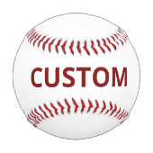 BALLE DE BASEBALL PERSONNALISÉ (Dos)