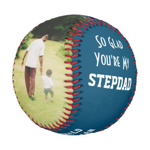 Balle De Baseball Personnalisé 2 Photo Turquoise STEPDAD