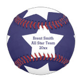 Balle De Baseball Personnalisé All Star (Devant)