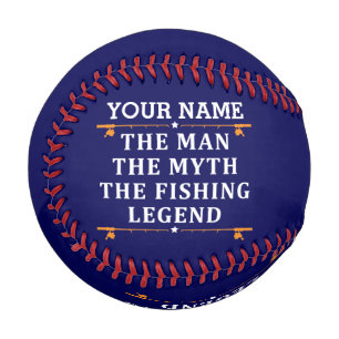 Balle De Baseball Personnalisé L'Homme Le Mythe La Légende De La Pêc
