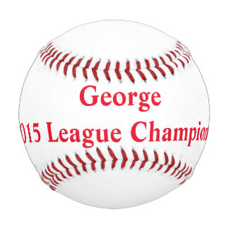 Balle De Baseball Personnalisé Nom Team Baseball Champs!