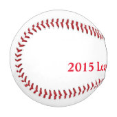 Balle De Baseball Personnalisé Nom Team Baseball Champs! (Devant Gauche)