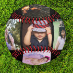 Balle De Baseball Personnalisé Personnalisé Un d'un genre 10 Photo<br><div class="desc">personnalisées d'une sorte unique faite par vous baseball personnalisé - la balle met en vedette des modèles pour 10 de vos photos ou de votre art - vous pouvez ajouter vos propres photos à cette base-ball de Ricaso</div>