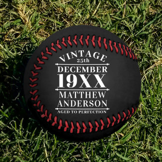 Balle De Baseball Personnalisé Vintage à la perfection