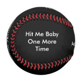 Balle De Baseball Personnaliser le nom frapper mon bébé une fois de  (Devant Gauche)