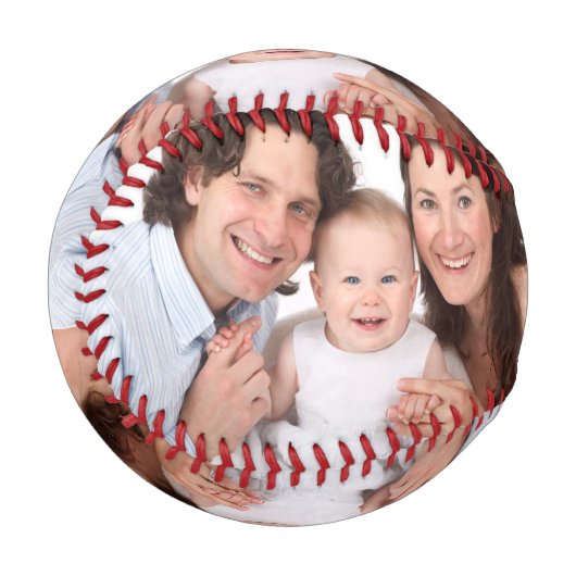 Balle De Baseball Personnaliser photo de famille (Devant Gauche)