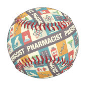Balle De Baseball Pharmacien Professionnel Iconique Conçu (Dos)