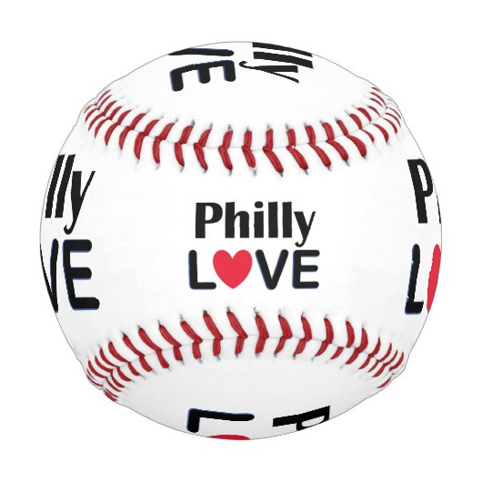 Balle De Baseball Philly Love (Devant)