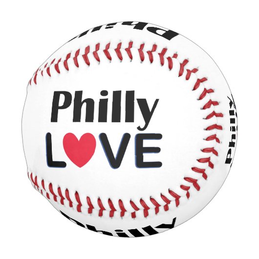 Balle De Baseball Philly Love (Dos Gauche)