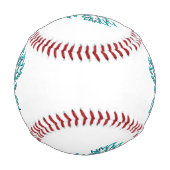 Balle De Baseball Phoenix bleu se lève sur blanc (Dos)