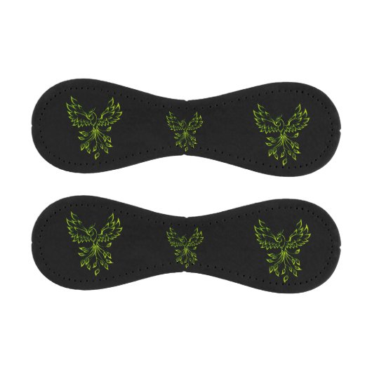 Balle De Baseball Phoenix vert se lève sur le noir (Panneaux)