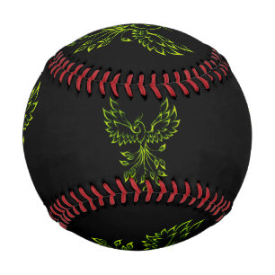 Balle De Baseball Phoenix vert se lève sur le noir