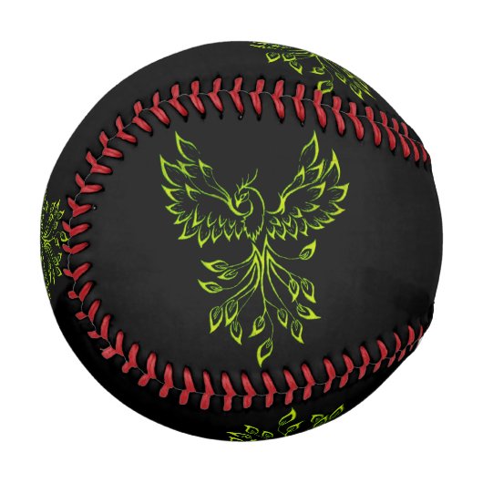 Balle De Baseball Phoenix vert se lève sur le noir (Devant Gauche)