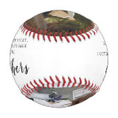 Balle De Baseball Photo Best Brother  (Devant)