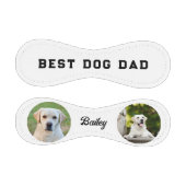 Balle De Baseball Photo Best Dog Dad Baseball personnalisé (Panneaux)