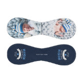 Balle De Baseball Photo Blue Baby Boy Faire-part (Panneaux)