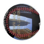 Balle De Baseball Photo Collage Custom Happy Fête des pères (Devant Gauche)