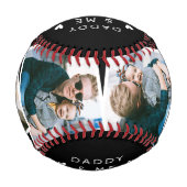 Balle De Baseball Photo Collage de 1ère Fête des pères (Dos)