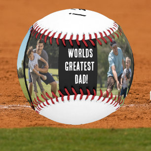 Balle De Baseball Photo Cool Le Plus Grand Papa Personnaliser