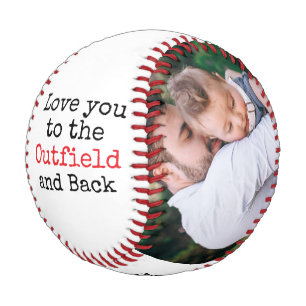 Balle De Baseball Photo de l'amour jusqu'au champ extérieur et retou