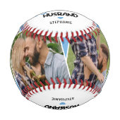 Balle De Baseball Photo du meilleur mari de Valentine (Devant)