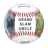 Balle De Baseball Photo du meilleur oncle (Devant)