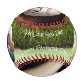 Balle De Baseball Photo personnalisée (Dos)