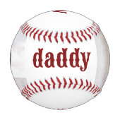 Balle De Baseball photo personnalisée 2 keepsaké Baseball (Devant)