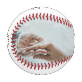 Balle De Baseball Photo personnalisée du mari Baseball (Devant Gauche)