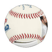 Balle De Baseball Photo Personnalisée - Papa Keepsaké (Devant)
