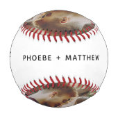 Balle De Baseball Photo Script Better Together Couples Custom (Dos)