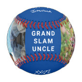 Balle De Baseball Photo Uncle Blue (Devant)