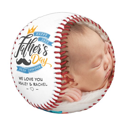 Balle De Baseball Photos de Joyeux Anniversaire Custom (Angle)