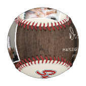 Balle De Baseball Photos modernes papa personnalisé (Dos)