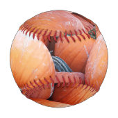 Balle De Baseball Pile Citrouille tombé (Dos)