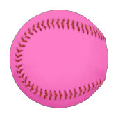Balle De Baseball Pink Girly Personnalisé (Devant Gauche)